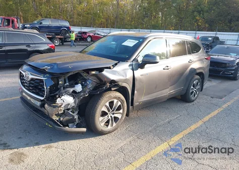 2020 Toyota Highlander Hybrid Xle from USA, damaged, VIN 5TDHBRCH0LS512653